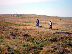 Cycling near Ravenstonedale Cumbria