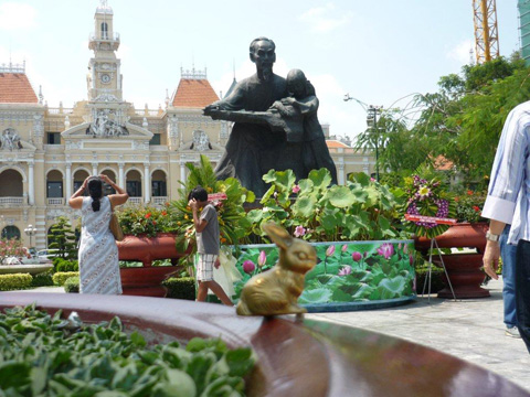 Statue Gen Ho Chi Minh, HCM City (Saigon)