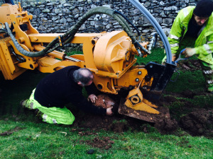Fell End Broadband. Trenching Fell End Broadband. Trenching
