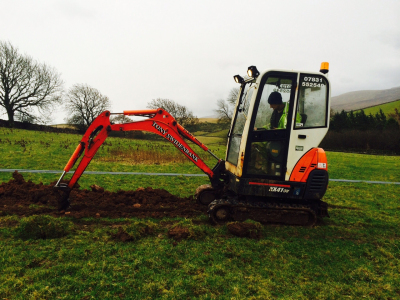 Fell End Broadband. Trenching Fell End Broadband. Trenching