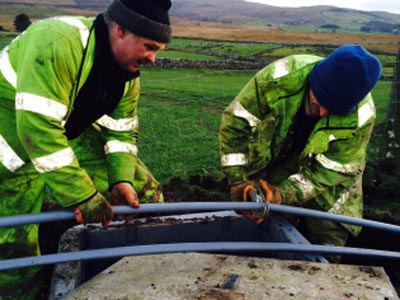 Fell End Broadband. Trenching Fell End Broadband. Trenching